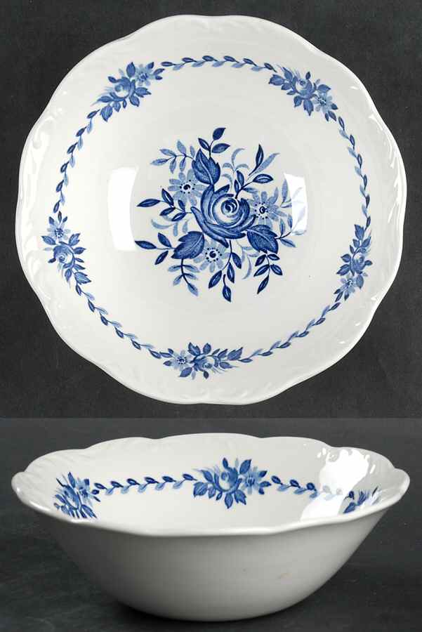 Dresden Blue Coupe Cereal Bowl by J & G Meakin-1