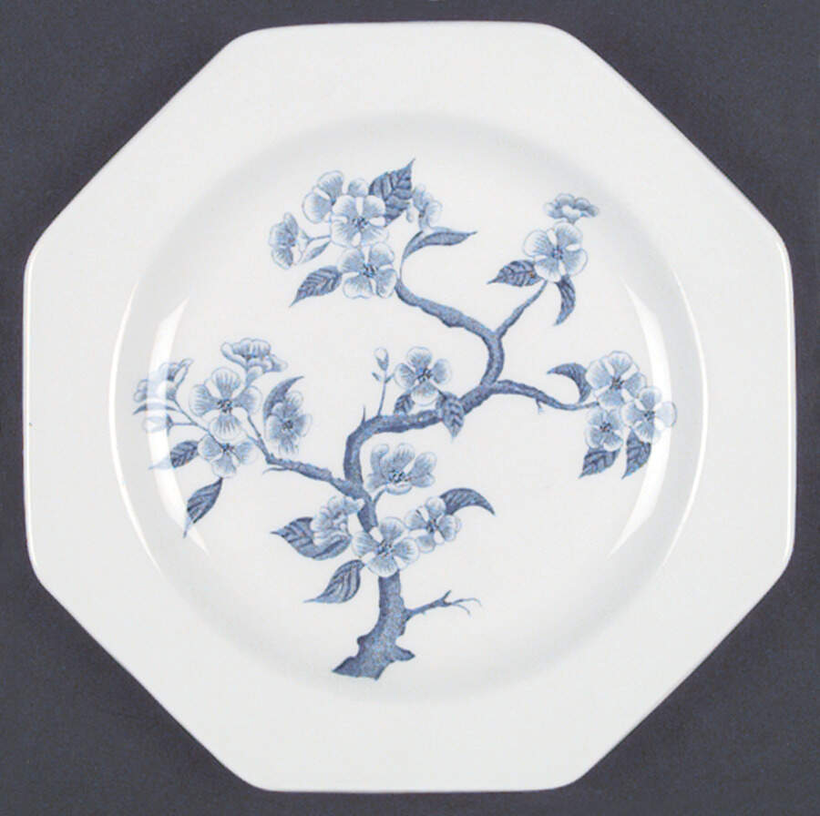 Dynasty Blue Dessert/Pie Plate by J & G Meakin-1