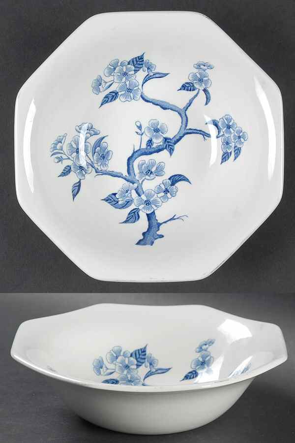 Dynasty Blue Coupe Cereal Bowl by J & G Meakin-1