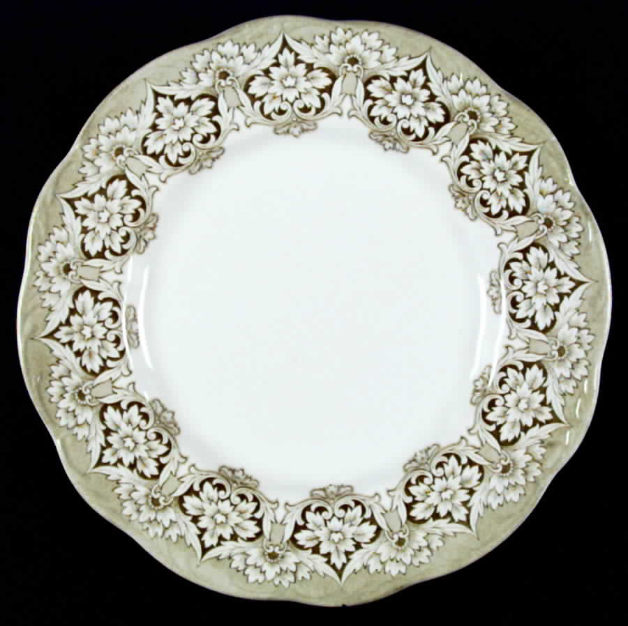 Edinburgh Green Dinner Plate by J & G Meakin-1