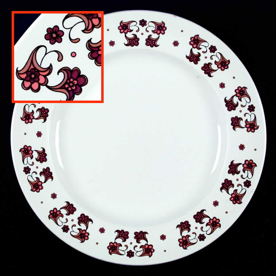 Eleuthra Dinner Plate by J & G Meakin-1