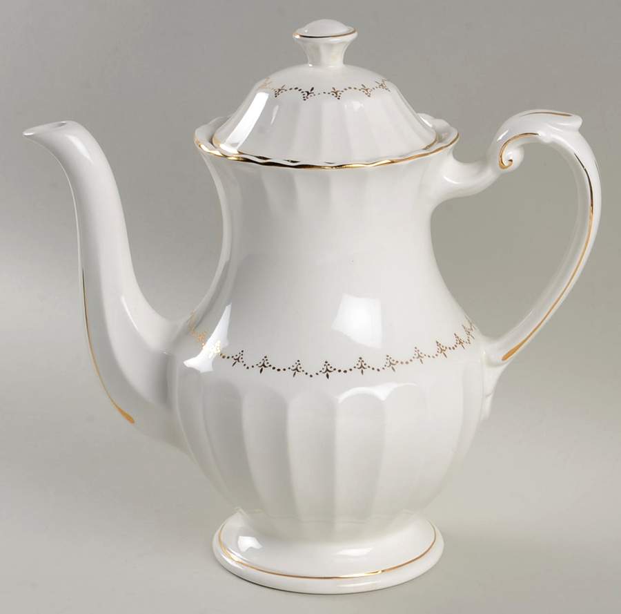 Fleur De Lis Coffee Pot & Lid by J & G Meakin-1