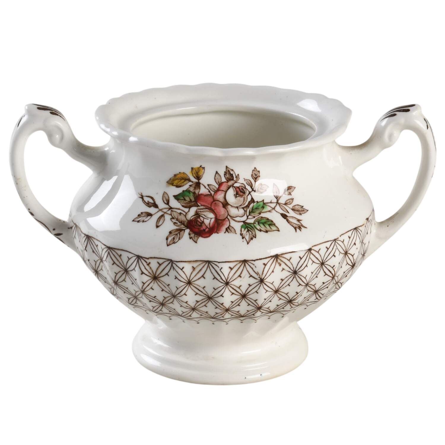 Florentine Sugar Bowl No Lid by J & G Meakin-1