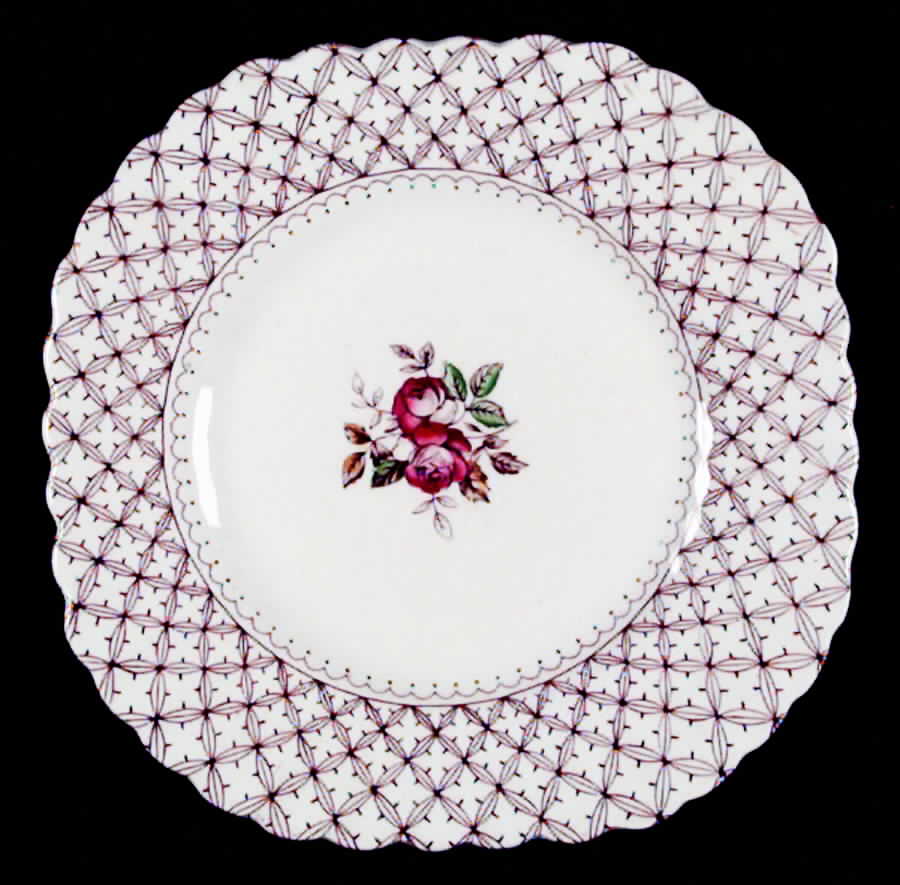 Florentine Square Dessert Plate by J & G Meakin-1