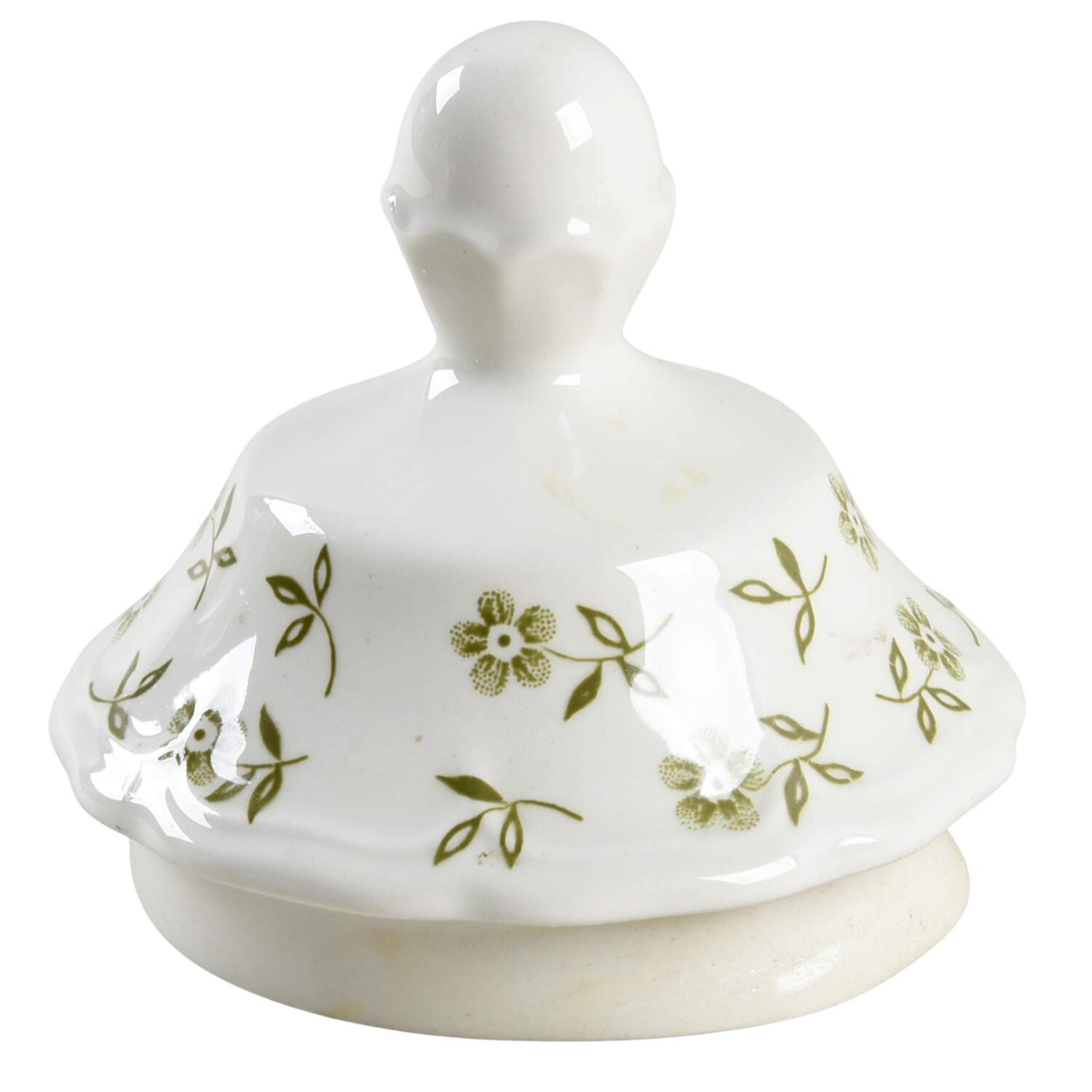 Forget Me Not Green Coffee Pot No Lid by J & G Meakin-1
