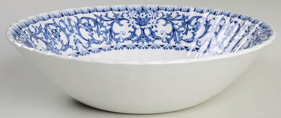 Forum Blue 8" Round Vegetable Bowl by J & G Meakin-1