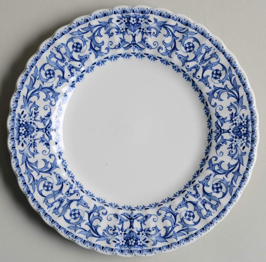 Forum Blue Dessert/Pie Plate by J & G Meakin-1