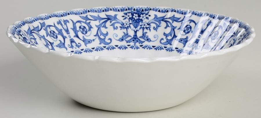Forum Blue Coupe Cereal Bowl by J & G Meakin-1