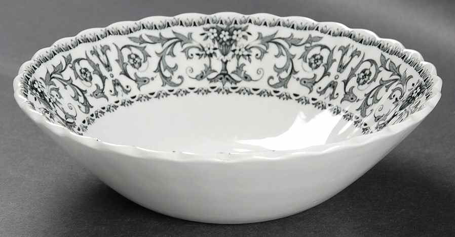 Forum Black Coupe Cereal Bowl by J & G Meakin-1