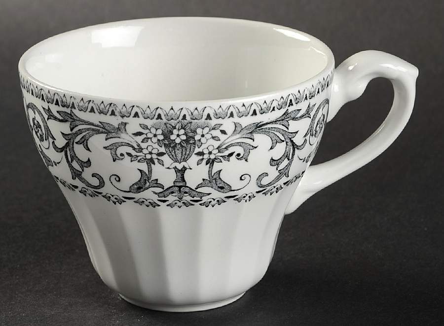 Forum Black Flat Cup by J & G Meakin-1