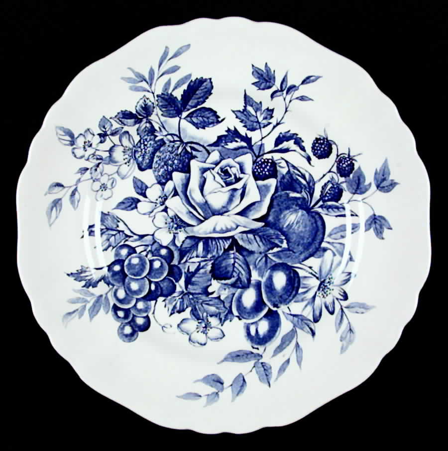 Gainsborough Blue Dinner Plate by J & G Meakin-1