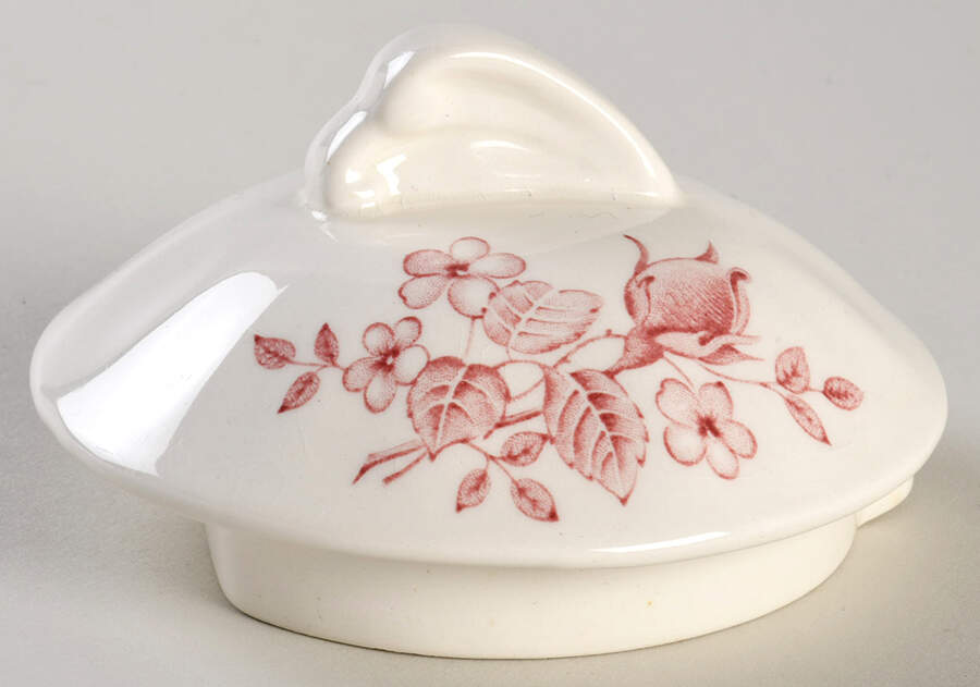 Gainsborough Red Lid for Teapot by J & G Meakin-1