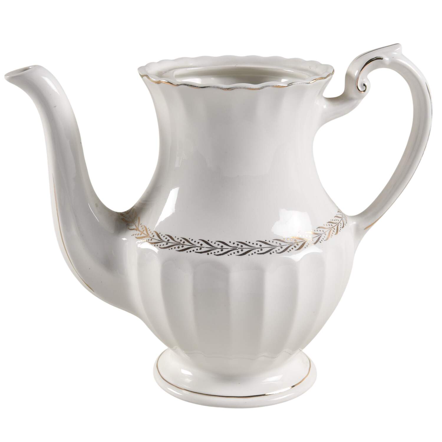 Garland (Gold Laurel) Coffee Pot No Lid by J & G Meakin-1