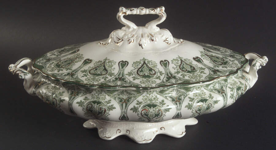 Genoa Oval Covered Vegetable by J & G Meakin-1