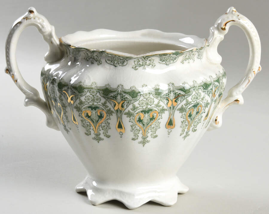Genoa Sugar Bowl No Lid by J & G Meakin-1