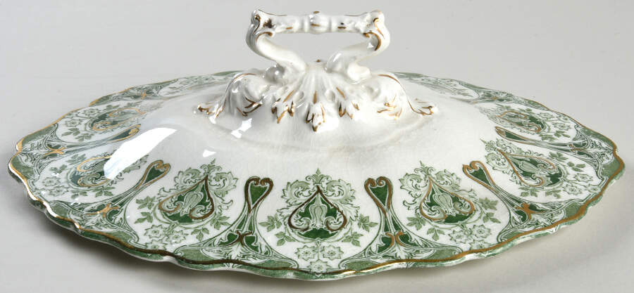 Genoa Lid for Oval Vegetable by J & G Meakin-1