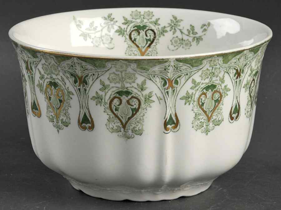 Genoa Cranberry Bowl by J & G Meakin-1