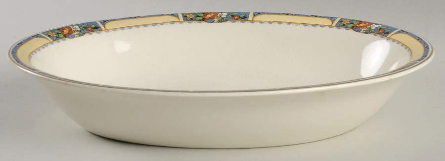 Glendale 10" Oval Vegetable Bowl by J & G Meakin-1