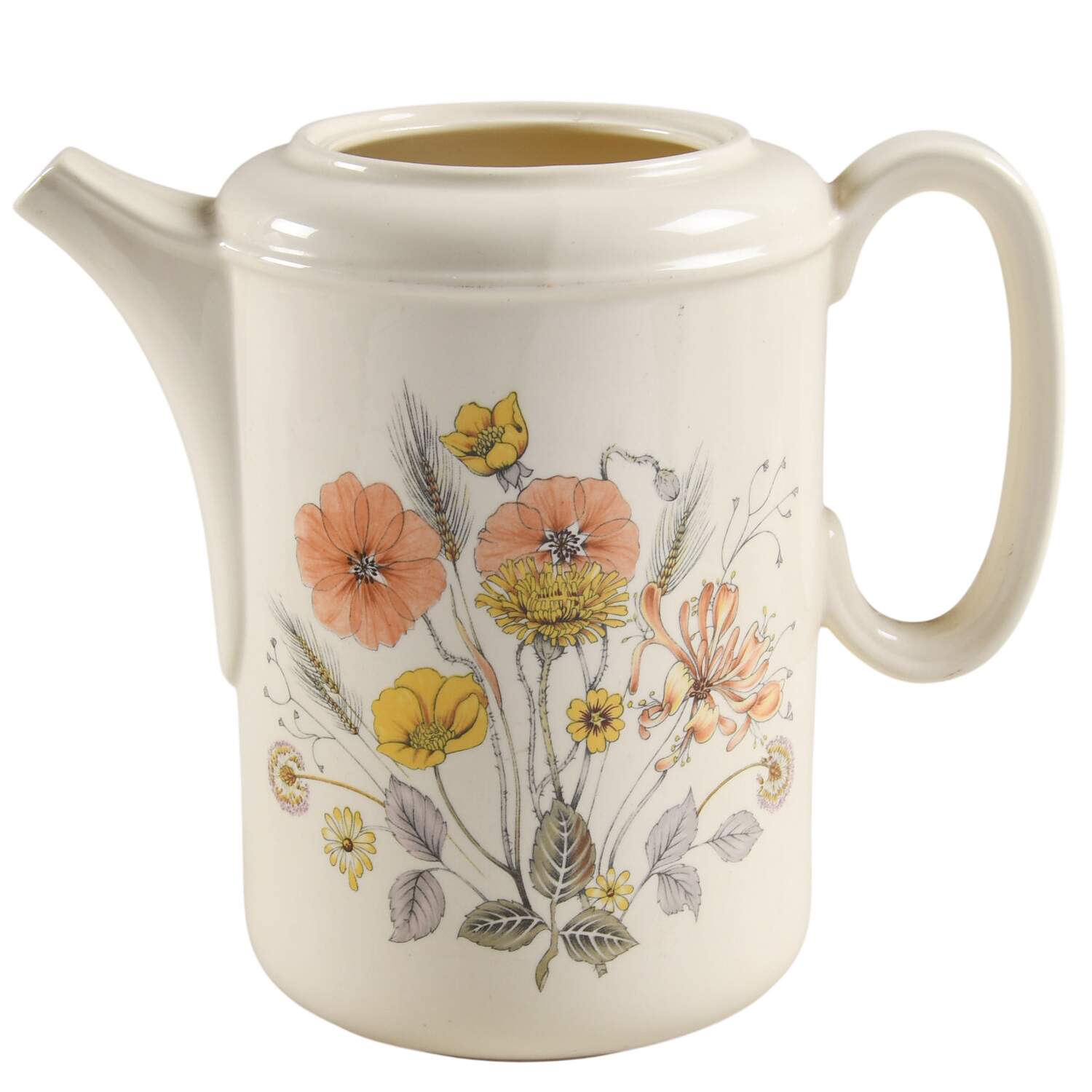 Hedgerow Coffee Pot No Lid by J & G Meakin-1