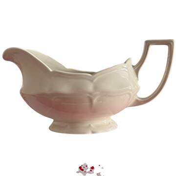 Heirloom White Gravy Boat by J & G Meakin-1