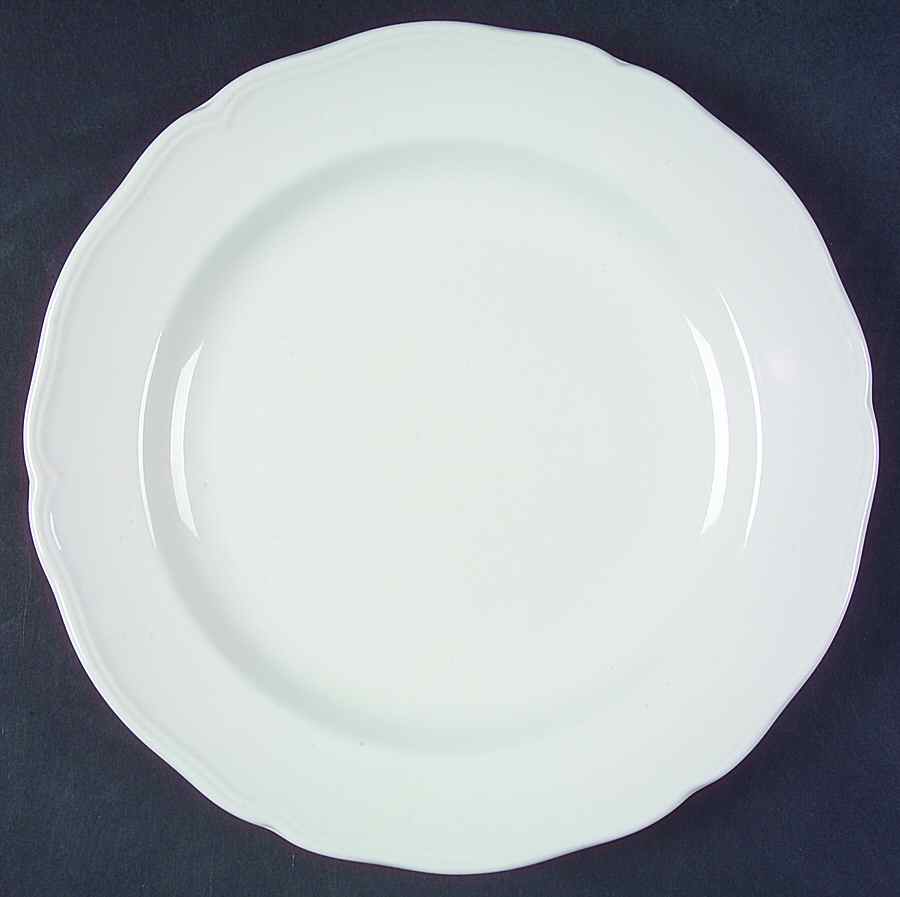 Heirloom White Dinner Plate by J & G Meakin-1