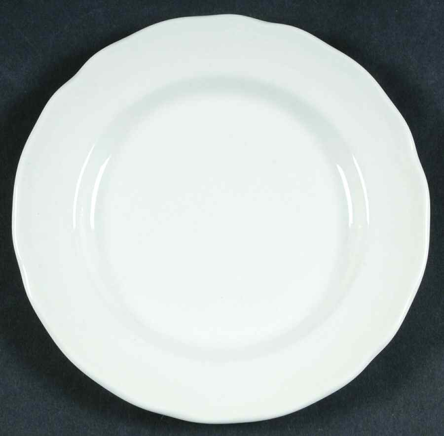 Heirloom White Dessert/Pie Plate by J & G Meakin-1