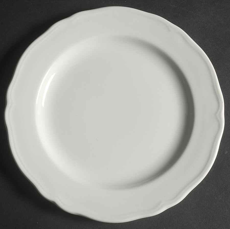 Heirloom White Salad Plate by J & G Meakin-1