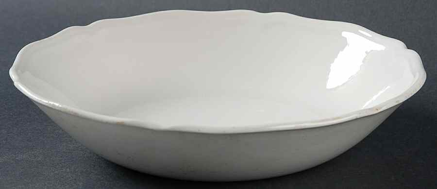 Heirloom White Coupe Soup Bowl by J & G Meakin-1