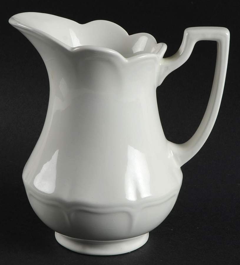 Heirloom White 16 Oz Pitcher by J & G Meakin-1
