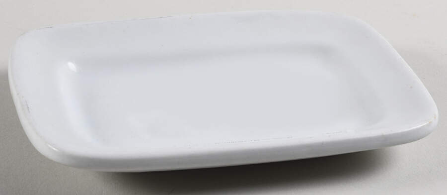 Heritage White 1/4 Lb Butter No Lid by J & G Meakin-1