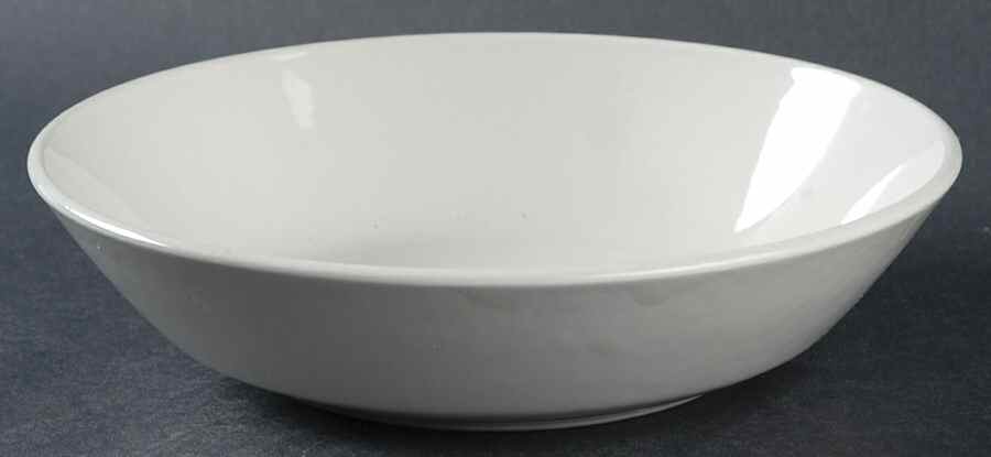 Heritage White Coupe Soup Bowl by J & G Meakin-1