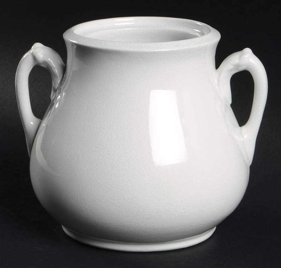 Heritage White Oversize Sugar Bowl-No Lid by J & G Meakin-1