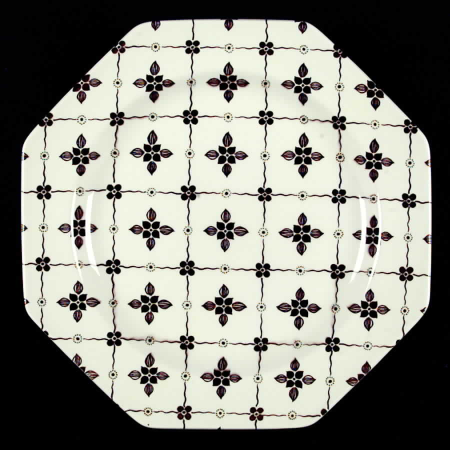 Homespun Brown Dinner Plate by J & G Meakin-1