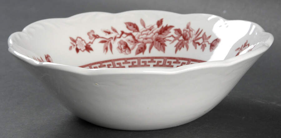 India Pink Coupe Cereal Bowl by J & G Meakin-1