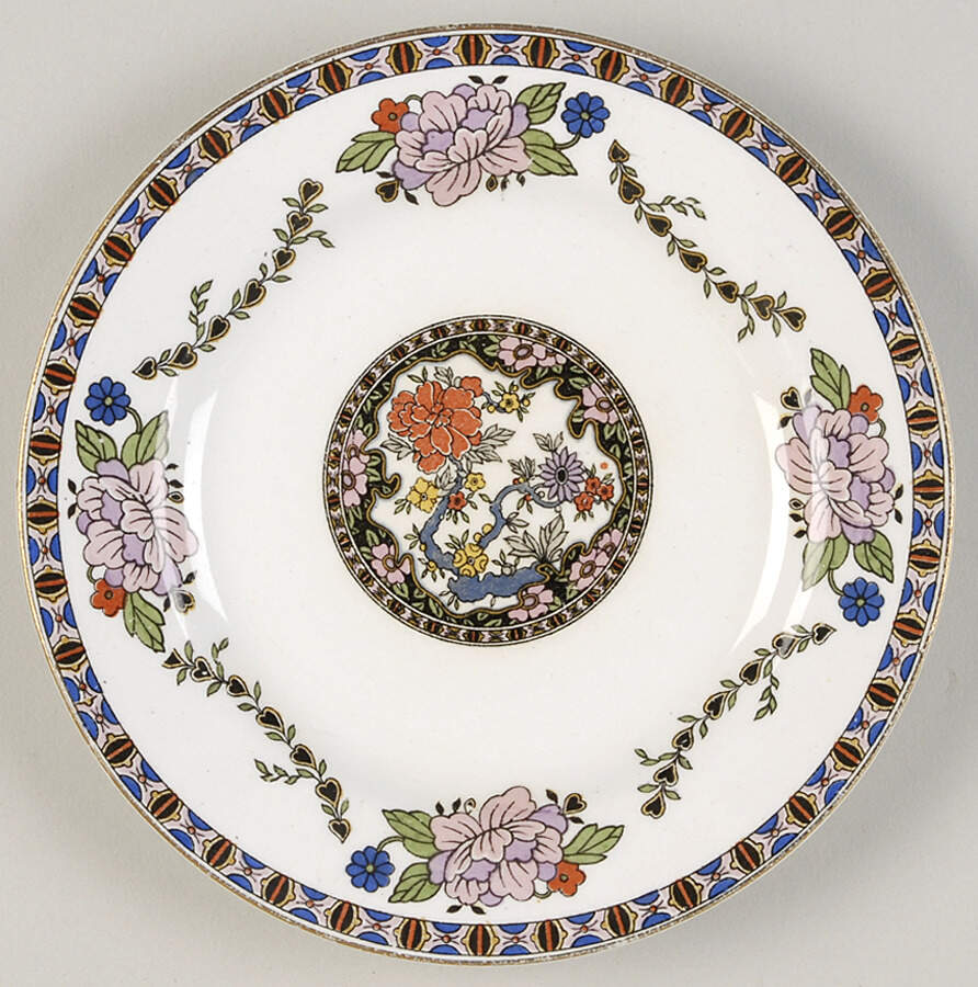 Indian Prince Bread & Butter Plate by J & G Meakin-1