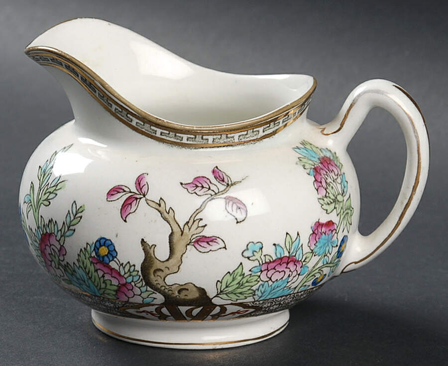 Indian Tree (Smooth Edge, Multi) Creamer by J & G Meakin-1