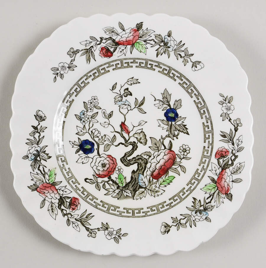 Kashmir Square Dessert Plate by J & G Meakin-1