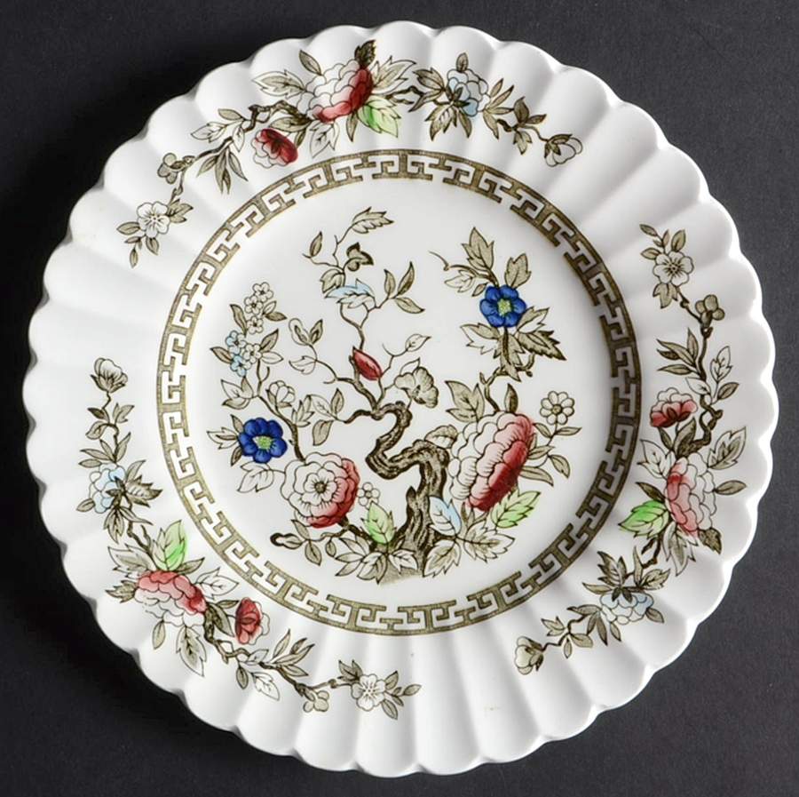Kashmir Dessert/Pie Plate by J & G Meakin-1