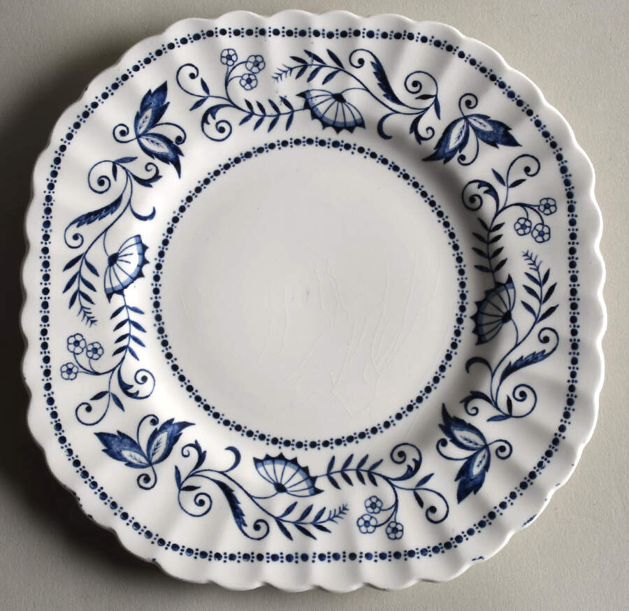 Legato Blue Square Dessert Plate by J & G Meakin-1