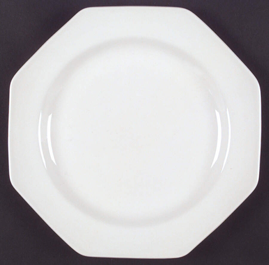 Liberty White Dinner Plate by J & G Meakin-1