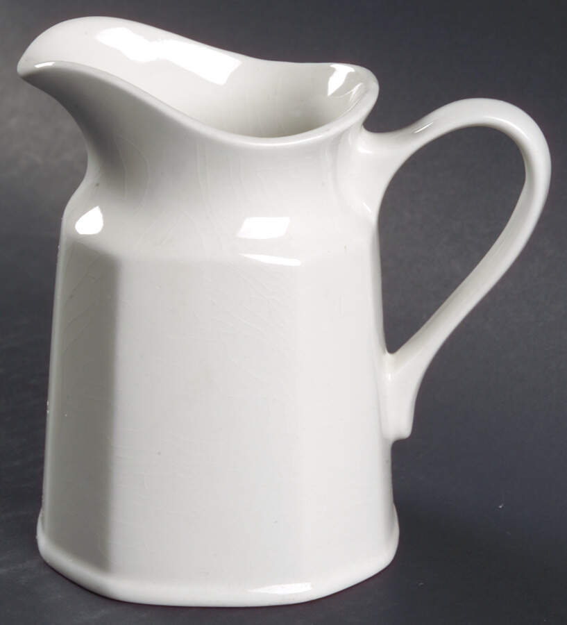 Liberty White Creamer by J & G Meakin-1