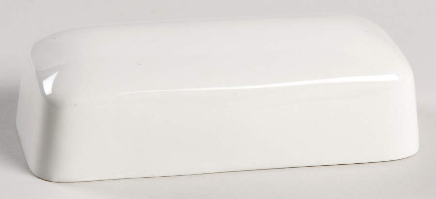 Liberty White Lid for 1/4 Lb Butter by J & G Meakin-1