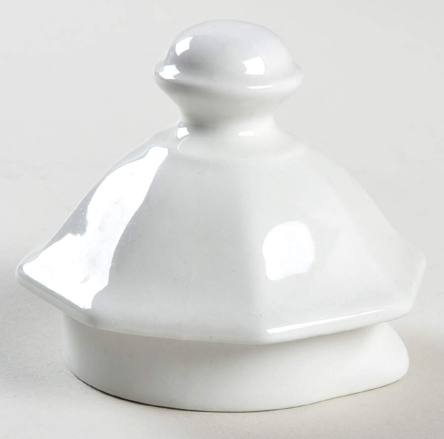 Liberty White Lid for Coffee Pot by J & G Meakin-1