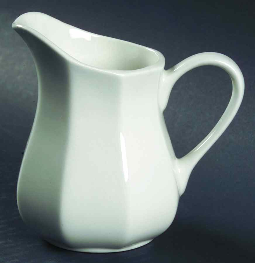 Liberty White Creamer by J & G Meakin-1
