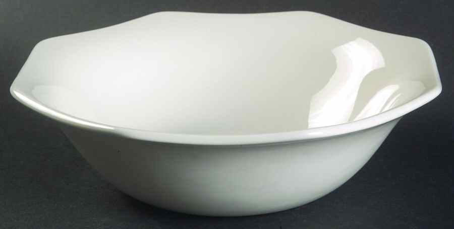 Liberty White Coupe Cereal Bowl by J & G Meakin-1