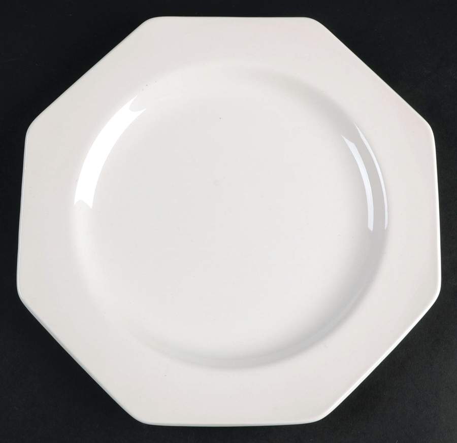 Liberty White Dinner Plate by J & G Meakin-1
