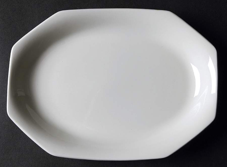 Liberty White Relish/Gravy Underplate by J & G Meakin-1