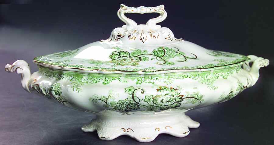Long Branch Oval Covered Vegetable by J & G Meakin-1