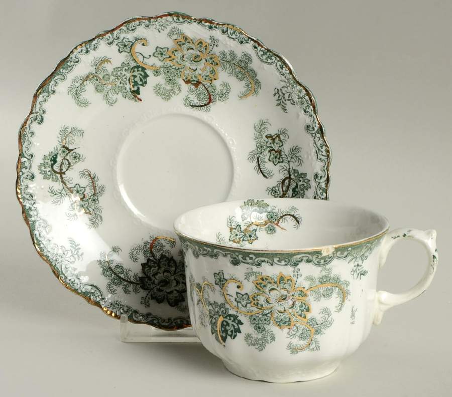 Long Branch Flat Cup & Saucer Set by J & G Meakin-1