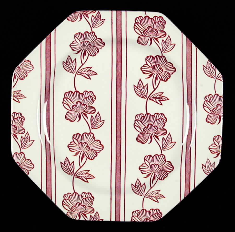 Lotus Coral Dinner Plate by J & G Meakin-1
